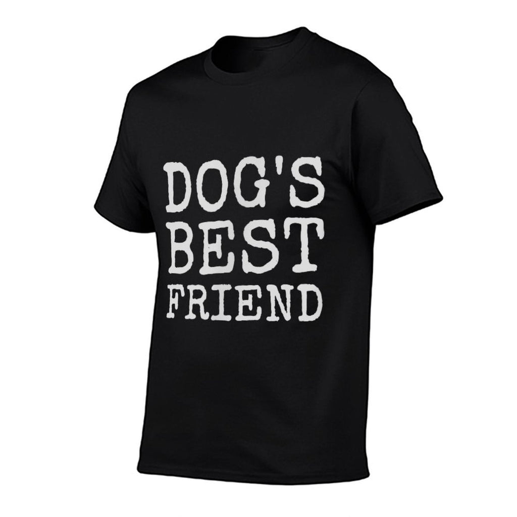 Dogs Best Friend Dog Lover for Humans  Stretchy T-Shirt