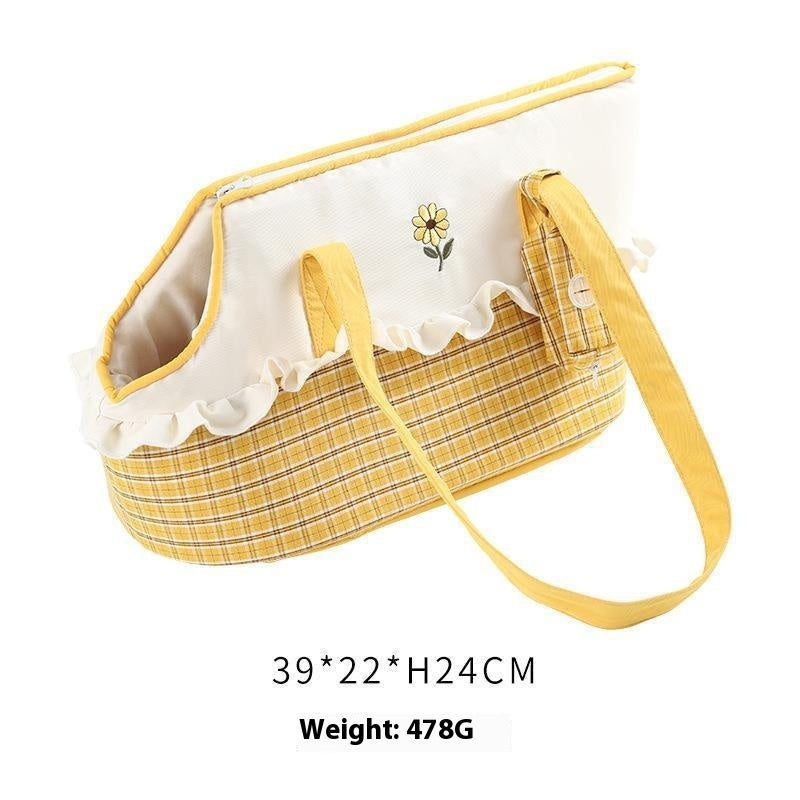 Pet carry tote-Cartoon Pet Carrier Shoulder Bag for Cats & Small Dogs
