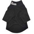 Dog Sweater – Cozy High-Collar Knit Wool Sweater for Small & Large Dogs in black with white "Cheers" lettering on the collar, designed for warmth and comfort in cool weather.
