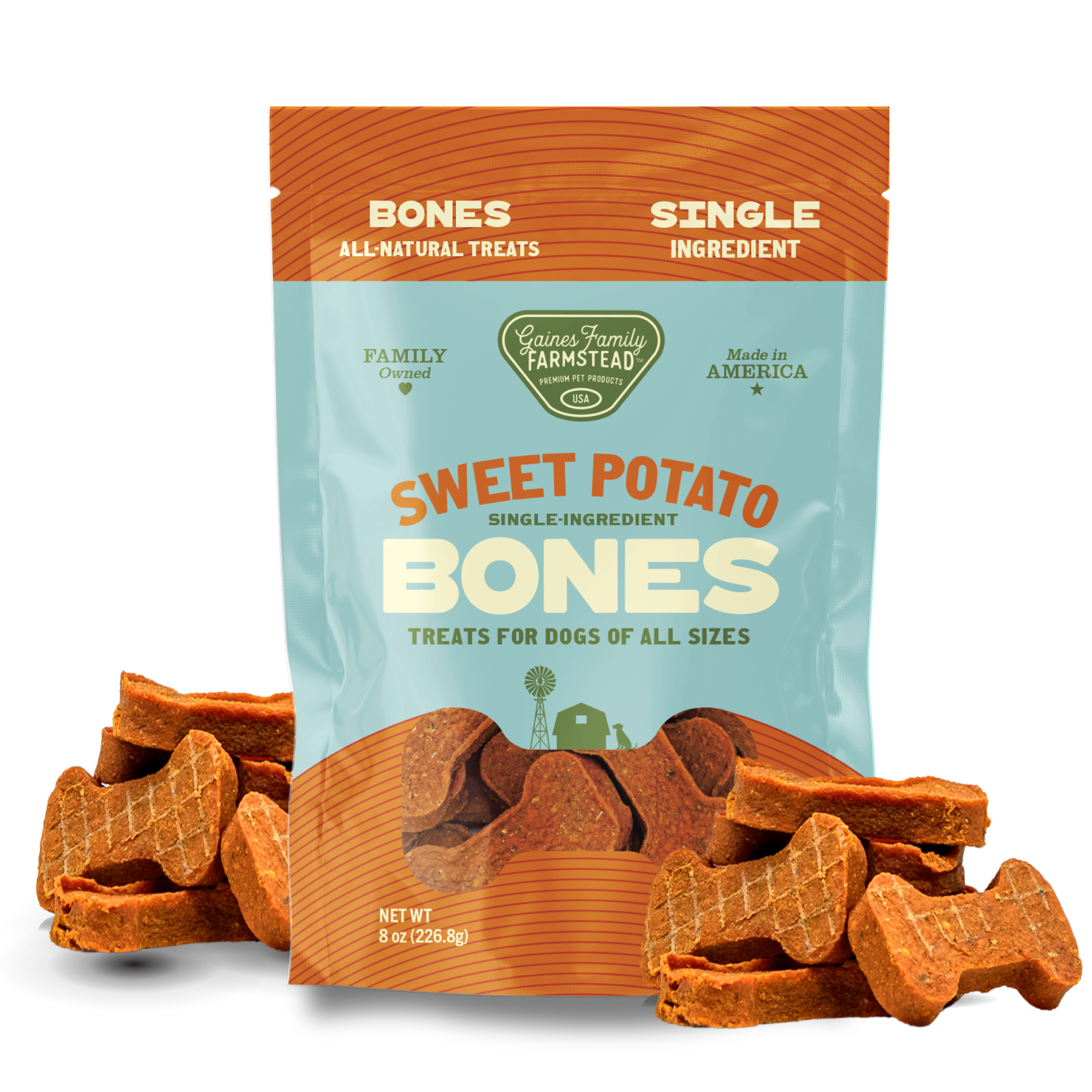 Dog Treats – Sweet Potato Bones | All-Natural & Wholesome