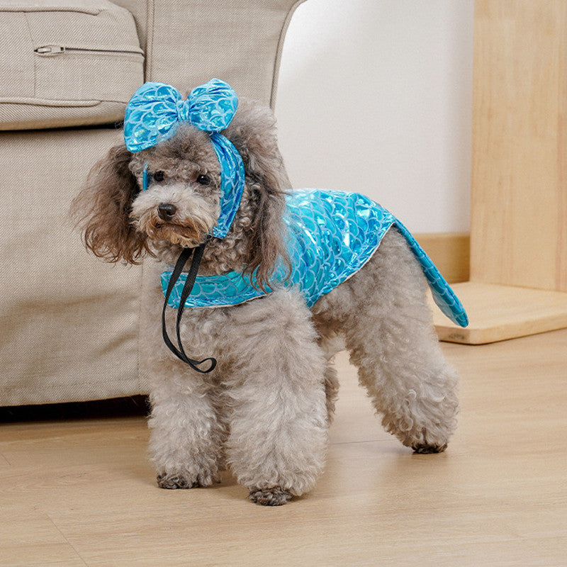 Dog Costume – Mermaid Dog Clothes | Cute Pet Dress-Up Outfit