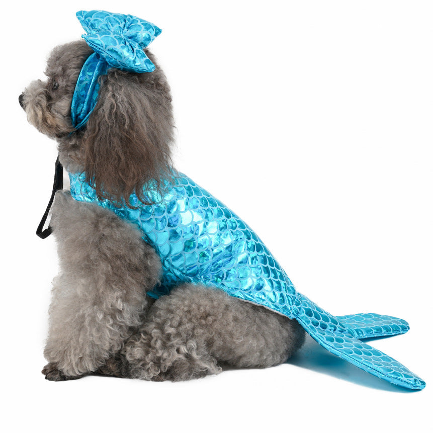 Dog Costume – Mermaid Dog Clothes | Cute Pet Dress-Up Outfit