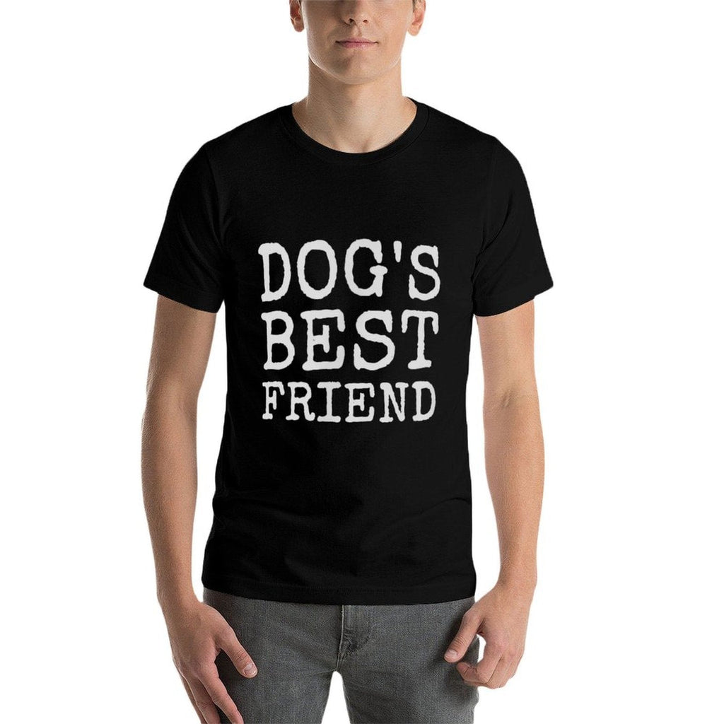 Dogs Best Friend Dog Lover for Humans  Stretchy T-Shirt