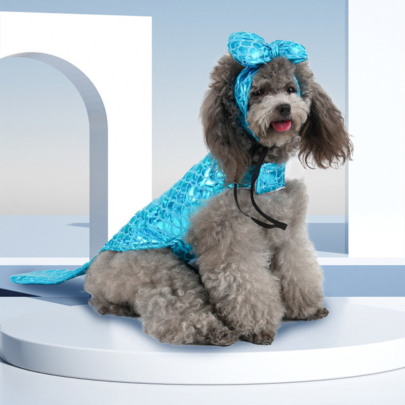 Dog Costume – Mermaid Dog Clothes | Cute Pet Dress-Up Outfit