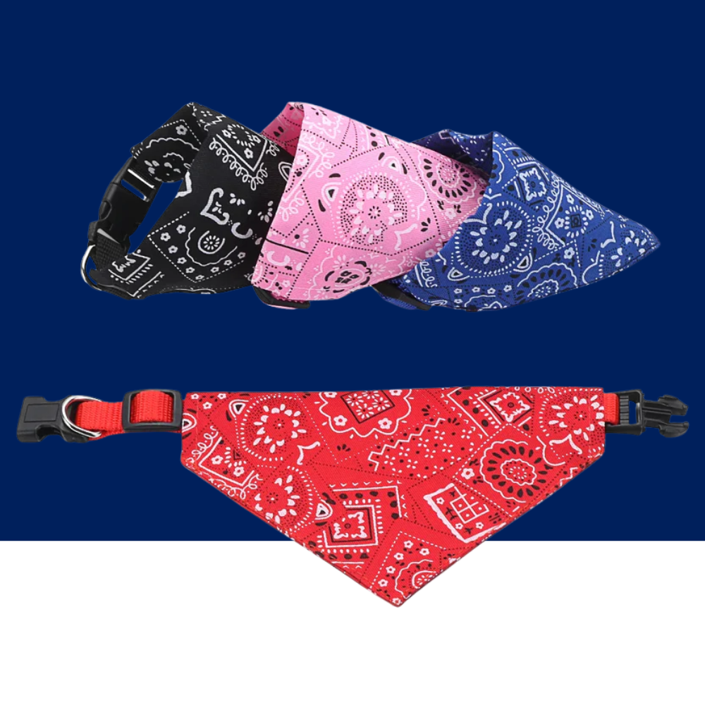 Adjustable Pet Bandana Scarf for Dogs & Cats | Stylish & Comfortable