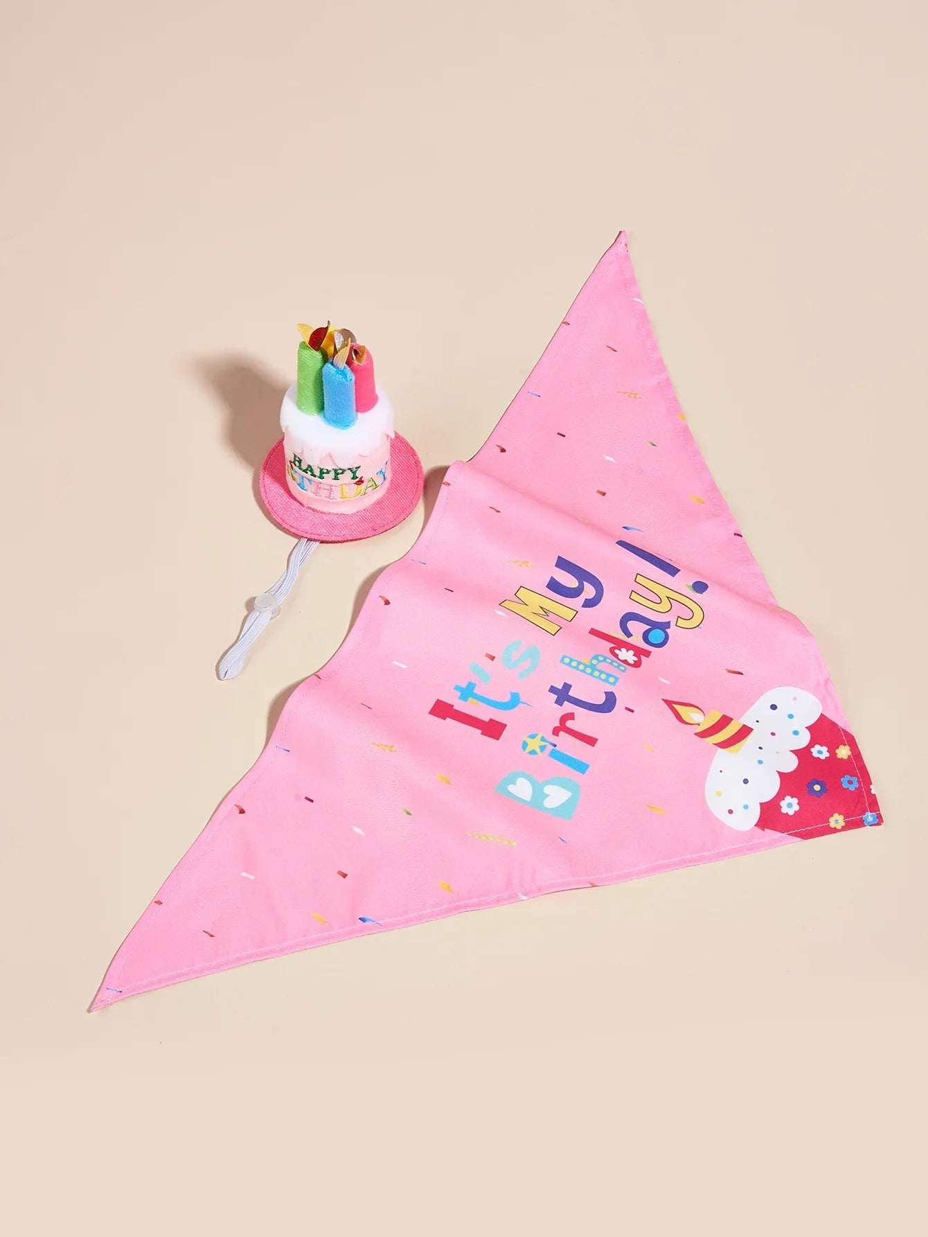 Dog/pet Happy Birthday Party Set | Bandana, Hat, Bowknot & Banner Decorations