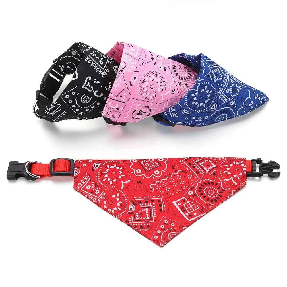 Adjustable Pet Bandana Scarf for Dogs & Cats | Stylish & Comfortable