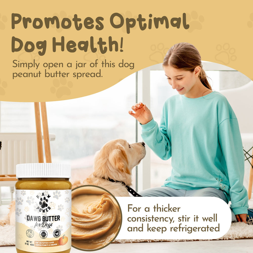 Dawg Butter – Pum'kin Puppers Flavor | Natural Peanut Butter Dog Treat