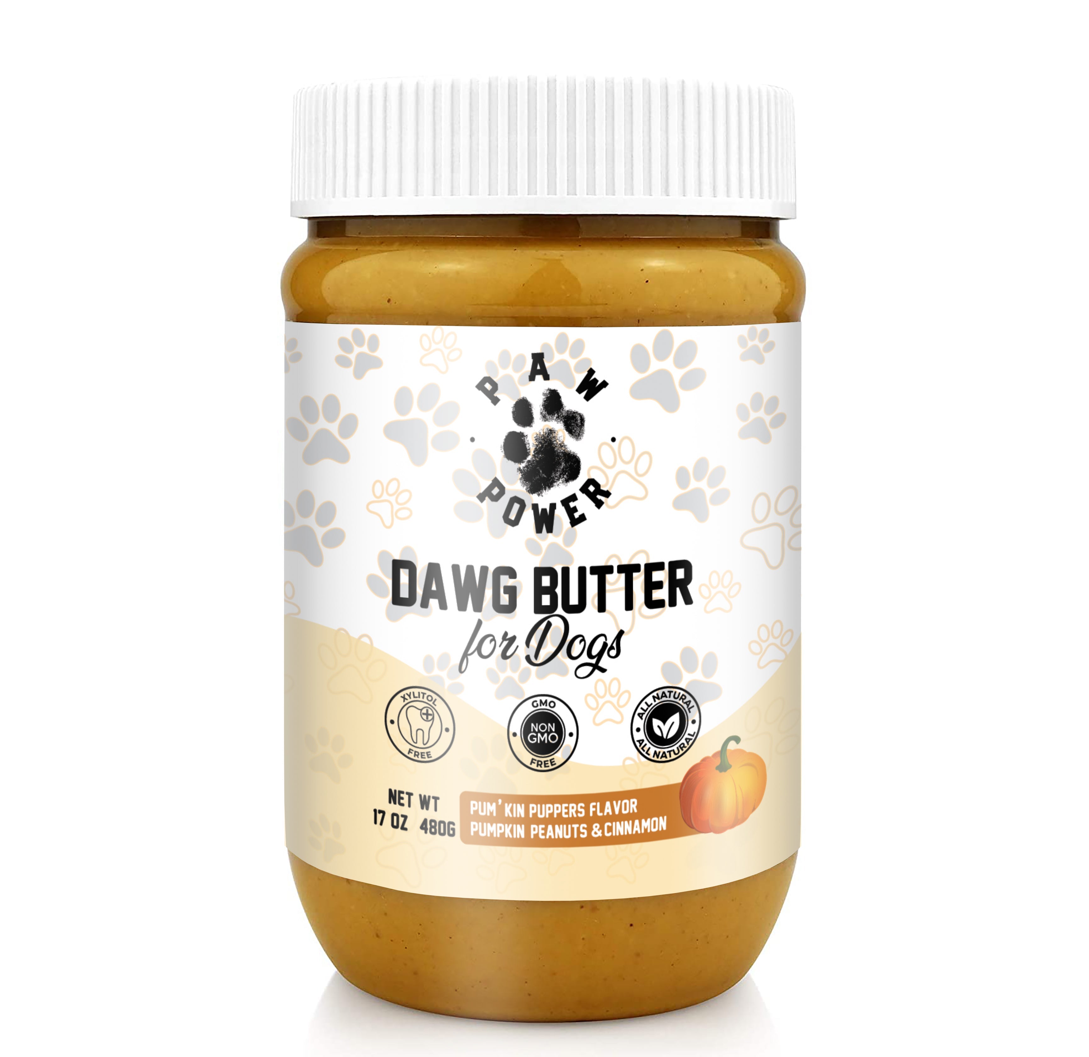 Dawg Butter – Pum'kin Puppers Flavor | Natural Peanut Butter Dog Treat