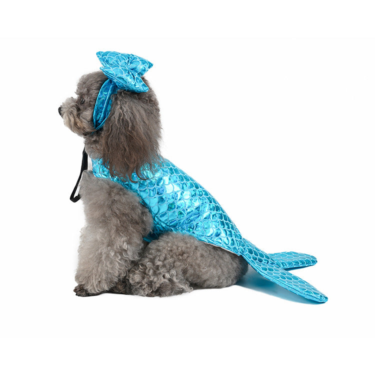 Dog Costume – Mermaid Dog Clothes | Cute Pet Dress-Up Outfit