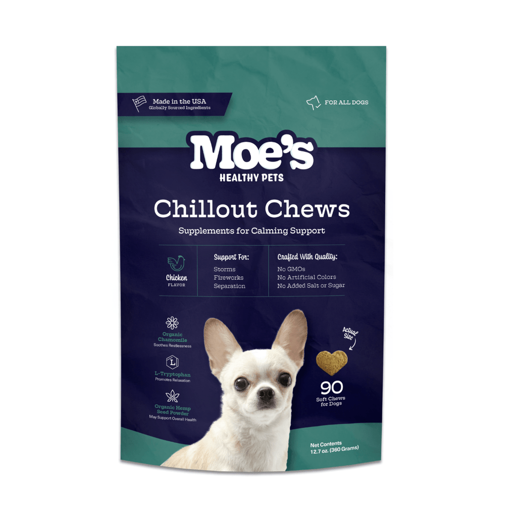 Dog Calming Treats – Chillout Chews | Natural Anxiety Relief for Dogs