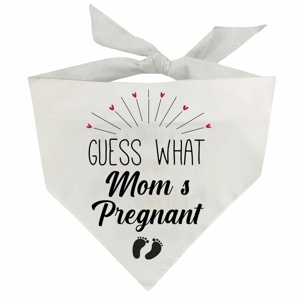 Pregnancy Announcement Dog Bandana | 'Guess What?' Pet Reveal Accessory